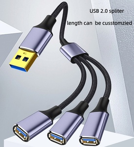 120 厘米全新 50 厘米/120 厘米 USB 2.0 转 3 X USB 集线器分线器延长线转换器适用于笔记本电脑和手机 - Product Image 4