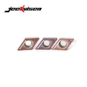 Jeekvisen PVD-Coated DCMT11T304 Carbide Turning Insert for Alloy Stainless Steel CNC <b>Lathe</b> Application OEM Customizable Box Packaging - Product Image 3