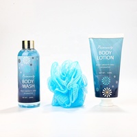 Vente en gros de kit de bain de luxe gel douche hydratant et éclaircissant pour la peau coffret cadeau lotion pour le corps gel douche