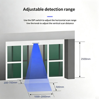 Sensor Anti-jepit Asli Universal Sensor Pintu Geser Otomatis Detektor Tirai Cahaya Anti-jepit Inframerah Elektrik