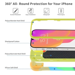 Nuova <span class=keywords><strong>Cover</strong></span> Robusta in <span class=keywords><strong>Silicone</strong></span> Morbido con Cavalletto per <span class=keywords><strong>iPhone</strong></span> 11 <span class=keywords><strong>12</strong></span> 13 14 15 16 17 Plus Pro Max <span class=keywords><strong>Mini</strong></span> - Product Image 2