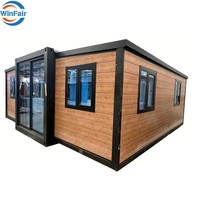 WinFair OEM Prix Bas Villa Conteneur Pliable Modulaire Préfabriquée Portable 20 pieds Maisons Chalet de Luxe Préfabriqués à Vendre