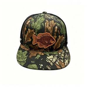 <span class=keywords><strong>Casquette</strong></span> de pêche Wecondo personnalisée pour homme, style camionneur, camouflage délavé, en coton, protection solaire, pour activités de plein air - Product Image 1