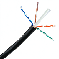 Câble réseau Ethernet CAT6 UTP CCA en vrac - 1000 pieds Noir