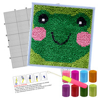 Nouveaux kits de crochet à loquet DIY de 30 cm pour adultes débutants, kit de fabrication d'animaux mignons et de fleurs, kits de fil à crocheter DIY, artisanat relaxant, cadeau DIY