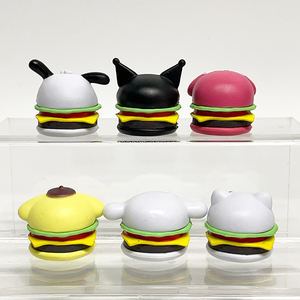 Juguetes de moda Comida Estilo Hamburguesa Kuromi <span class=keywords><strong>Melody</strong></span> y Paco Figuras coleccionables Adorable Pantalla de modelo inspirada en el anime - Product Image 4
