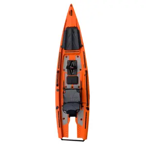 Nuevo diseño skiff barco de pesca Kayak de pesca con motor solo skiff