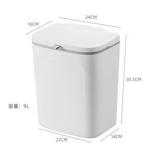 Fabricant Ningbo, accessoires ménagers, <span class=keywords><strong>poubelle</strong></span> murale, anti-fuite, <span class=keywords><strong>poubelle</strong></span> suspendue pour cuisine avec couvercle - Product Image 6