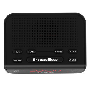 <span class=keywords><strong>Radio</strong></span>-réveil numérique compact à LED avec <span class=keywords><strong>radio</strong></span> FM, fonction snooze et minuterie de sommeil - Product Image 5
