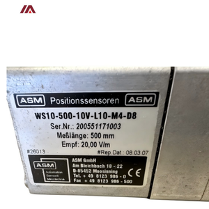 Capteurs ASM - Capteur de déplacement linéaire en acier moulé à fixation magnétique pour vérins hydrauliques, assurant un fonctionnement fluide et constant - Product Image 1