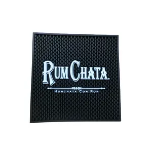 Tapis de bar en silicone étanche, 1 pièce, à bas prix, de haute qualité, avec logo personnalisé, en pvc, vente en gros