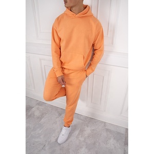 100% coton 380GSM poids lourd blanc français éponge pantalons de survêtement et ensemble de sweat à capuche personnalisé polaire ensemble luxe personnalisé survêtement à capuche - Product Image 6