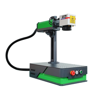 Machine de marquage et de gravure laser à fibre portable mini de bureau OEM ODM, prix d'usine, personnalisée 20W 30W 50W 60W, JPT M7 MOPA