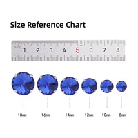 Strass à coudre en verre cristal satellite à quatre griffes, à trou rond, pour vêtements et chaussures DIY - Meilleures ventes