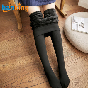 Ehanking Leggings Femme Hiver Taille Haute Slim Élastique Velours Épais Pantalons Chauds Collants Leggings - Product Image 3