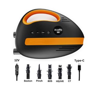 <span class=keywords><strong>Compresor</strong></span> de aire portátil de alta presión para tabla Sup Paddle Board 20psi con bomba de aire eléctrica de batería - Product Image 3
