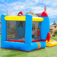 Château gonflable d'extérieur, d'intérieur et de fête pour enfants, avec fosse à balles, toboggan, panier et trampoline