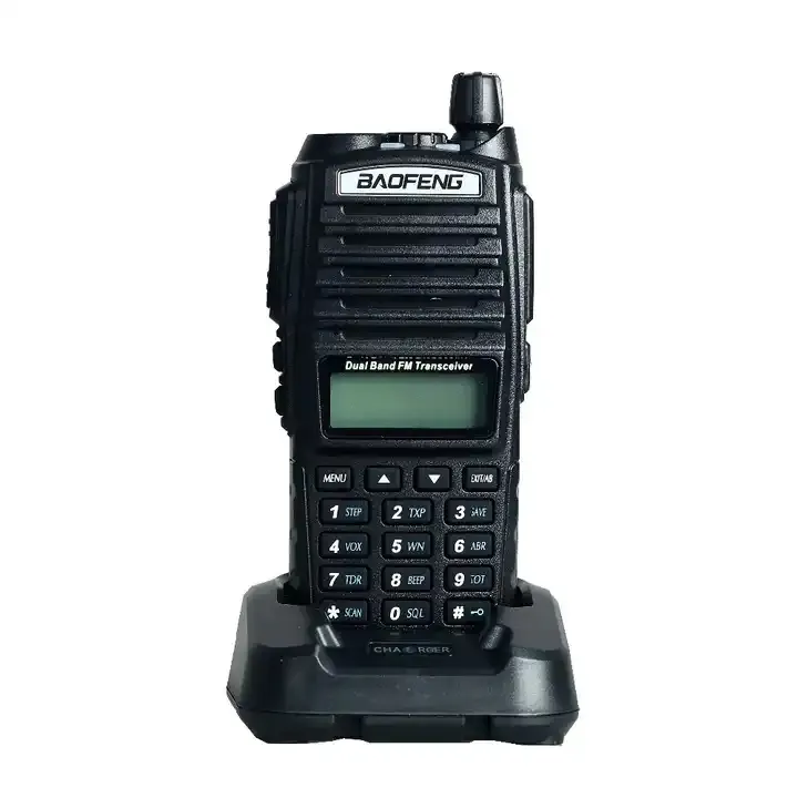 UV-82 Baofeng Uv 82, Daya Tinggi Tri-power 8W Radio Dua Arah UHF VHF Radio Jarak Jauh Baofeng UV82 Ht Baterai Panjang Bf Walkie Talk