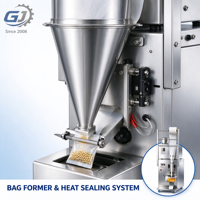 Machine de remplissage automatique de petits sachets de poudre d'épices pour l'emballage de boissons et d'aliments en sacs plastiques, motorisée et multifonctionnelle