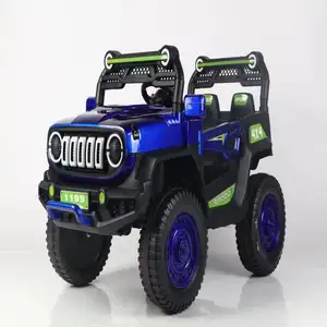 2 Seater 12 Volt Ride-On Truck Multi-function/riding And Siting Children's Toy Car Patrol Wagon Police Car Children Toy Remote