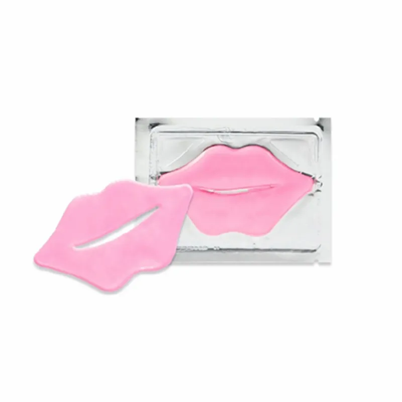 Parche de Gel labial para el cuidado Personal de la piel, cosmético de belleza coreano de marca privada, mascarilla de labios de colágeno de cristal, 24K dorado/rosa/blanco