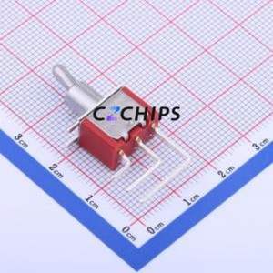 MT-0-102-C004-N004-RS Toggle Switch Through hole Component (THT) Switch Single Pole Double Throw 13.1mm 8mm 5A - Product Image 2