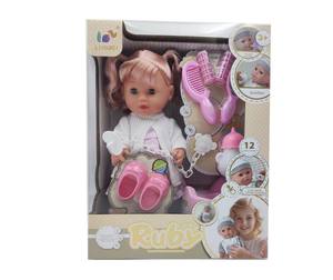 EPT 12 Zoll 4 Sounds Dress up OEM Baby <span class=keywords><strong>Doll</strong></span> Baby Kids Puppenspiel zeug - Product Image 6