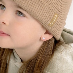 Pendientes de tuerca personalizados de la serie Animal para niñas, chapados en oro de 14K, con mariposa de esmalte bicolor, de plata 925, joyería fina, regalo para fiesta - Product Image 3