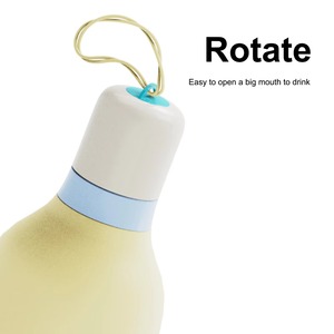 Bouteille en acier inoxydable de 18 oz, garde l'<span class=keywords><strong>eau</strong></span> froide pendant 24 heures, bouteille élégante pour les trajets quotidiens, affichage de la température LED, boîte cadeau - Product Image 3