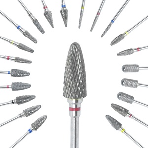 Lot De 10 Fraises (burs) Dentaires En Carbure De Tungstène - Diam. Tige 2.35mm - Pour Polissage Labo Dentaire - Neuves