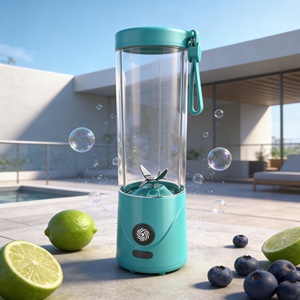 4000mAh Battery Portable Blender Juicer Usb Manual Yam Blender Usb Charging Blenders 550ml Christmas gift - Product Image 6