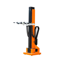 Robot de pulvérisation électrostatique automatique Changhe pour cabines de peinture, moteur, substrat en aluminium, pulvérisation haut-bas