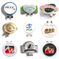 Épingles de revers en métal émaillé doux avec logo personnalisé pour chapeaux Clips magnétiques pour chapeaux Marqueurs de balles pour golf Marqueur de balles logo personnalisé