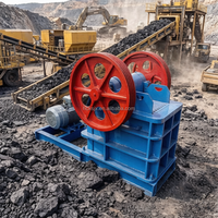 Mini concasseur de roche pour l'extraction aurifère à petite échelle - Concasseur à mâchoires diesel portable PE150x250 1-3 TPH Prix usine pour minerai de roche dure