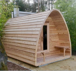 Sauna clair de gousse de cèdre rouge occidental de patio de bonne qualité à vendre - Product Image 2