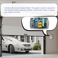 Récepteur de porte de garage à télécommande universelle 2CH 433mhz 7-32V 85-250V Momentané à bascule Verrouillé Code fixe Code roulant Relais