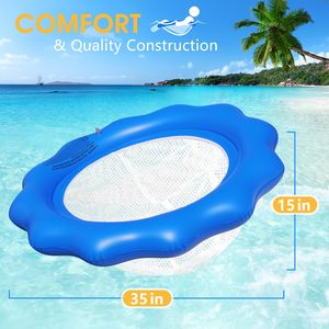 Flotador Inflable para Piscina, Resistente, para Adultos, con Inflado Rápido, Cómodo, para Piscinas - Product Image 3