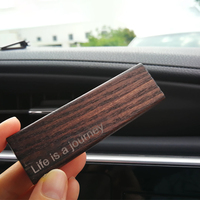 Diffuseur de parfum moderne pour voiture, à clipser sur grille d'aération, avec parfum lavande et citron, couleur noire, pour la maison et le bureau