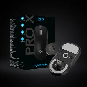 Openbox Logitech G PRO X kablosuz şarj oyun fare hafif tasarım 100-25600 dpi