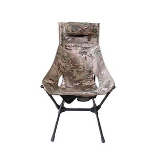 Silla Plegable de Respaldo Alto, Ajustable, de Aleación de Aluminio y Acero Ultraligero, para Uso en Exteriores, Camping, Jardín, Playa, Dormitorio y Gimnasio - Product Image 6