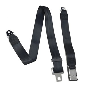 Sabuk Pengaman Universal Cocok untuk Kebanyakan Kursi Depan/Belakang Golf Cart, Kit Sabuk Pengaman <span class=keywords><strong>2</strong></span> Titik yang Dapat Disesuaikan, Hitam - Product Image 3