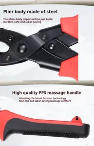Pince à main de qualité bricolage en cuir robuste pour trous de ceinture de taille poinçons outils de <span class=keywords><strong>jardin</strong></span> - Product Image 3