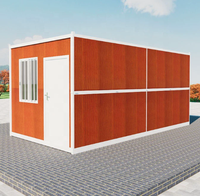 Vente directe de maisons préfabriquées en conteneurs pour le logement sur chantier de construction en plein air, bureau mobile pliable