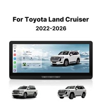 Radio Estéreo con Navegación GPS para Toyota Land Cruiser LC300 2022-2024, Reproductor Multimedia de Video, Android 12, Carplay, Unidad Principal, DSP