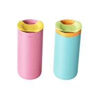 Thermos isotherme en acier inoxydable à double paroi de 380 ml, avec logo personnalisé, couleurs variées, cadeaux d'affaires, anti-fuite, 12-24 heures