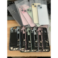 Carcasa Trasera de Vidrio con Bisel de Calidad 100% AA para iPhone 15 15Plus 15P, Venta al Por Mayor, Fábrica OEM