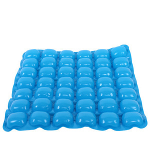 Cojín de Asiento con Descompresión de Aire, Azul, PVC, Grado Médico, para Soporte Postquirúrgico y Masaje Terapéutico - Product Image 5