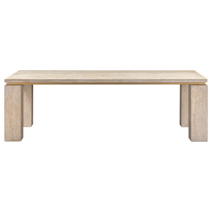 Kumusi Furniture Modern Marble Rectangle <strong>Dining</strong> Table with <strong>Chairs</strong> <strong>Set</strong> <strong>4</strong> 6 8 Seater Beige Travertine Stone Metal Furniture Design - Product Image 2