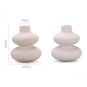<span class=keywords><strong>Vase</strong></span> à fleurs en porcelaine en forme de <span class=keywords><strong>gourde</strong></span>, dispositif créatif et chaud, Style INS, boule de cristal, <span class=keywords><strong>Vase</strong></span> en céramique, décoration de maison, 1 pièce - Product Image 6