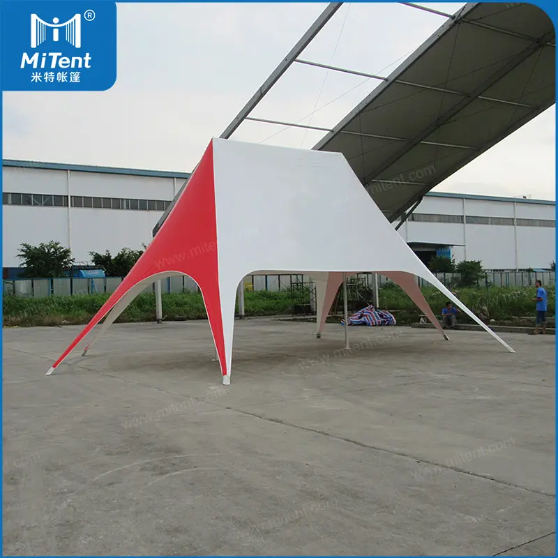 Four Season Windproof Waterproof Weather Resistant Large Family Party Star Tent for Aquatic Park Rest Rooms